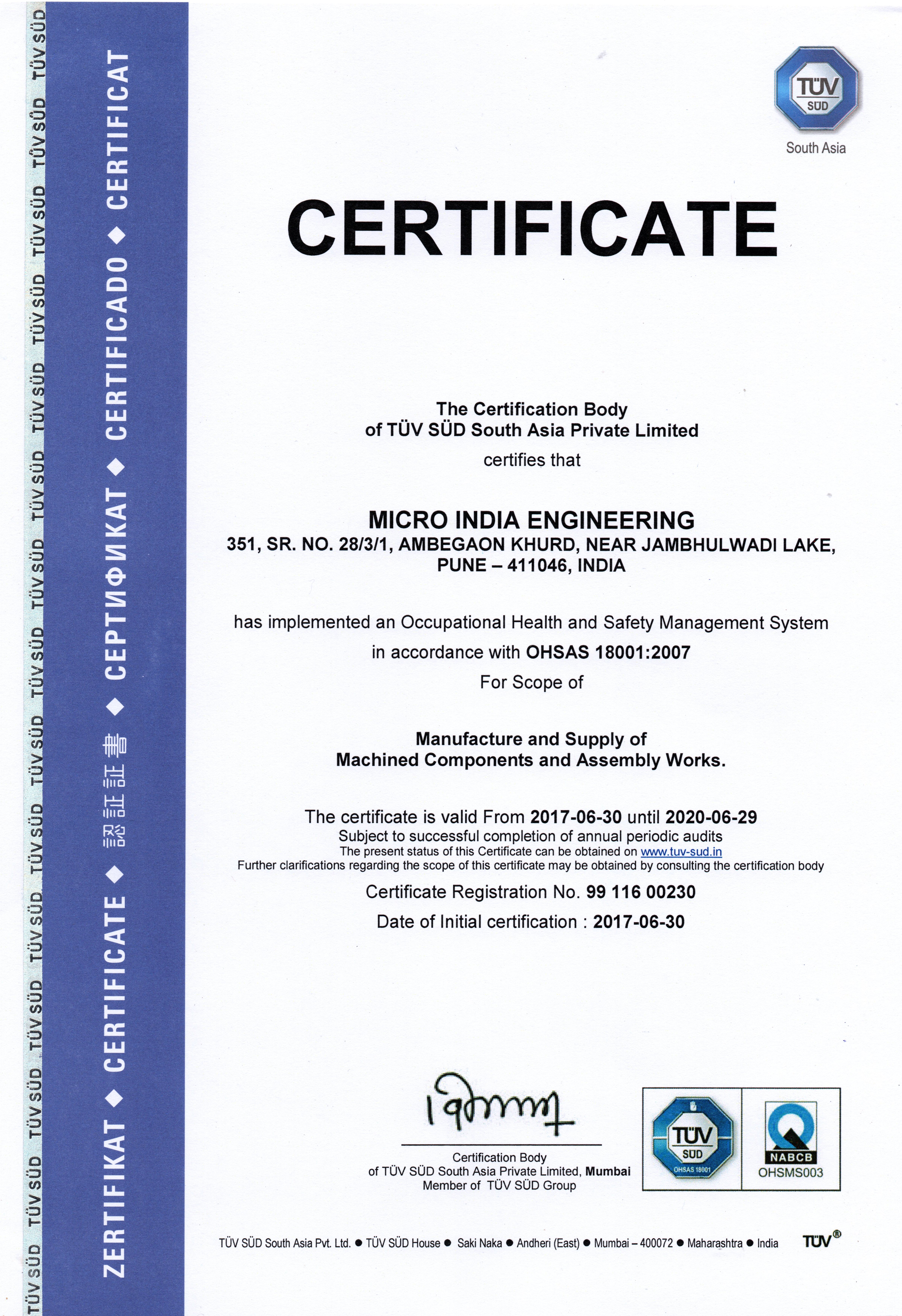 OHSAS 18001:2007